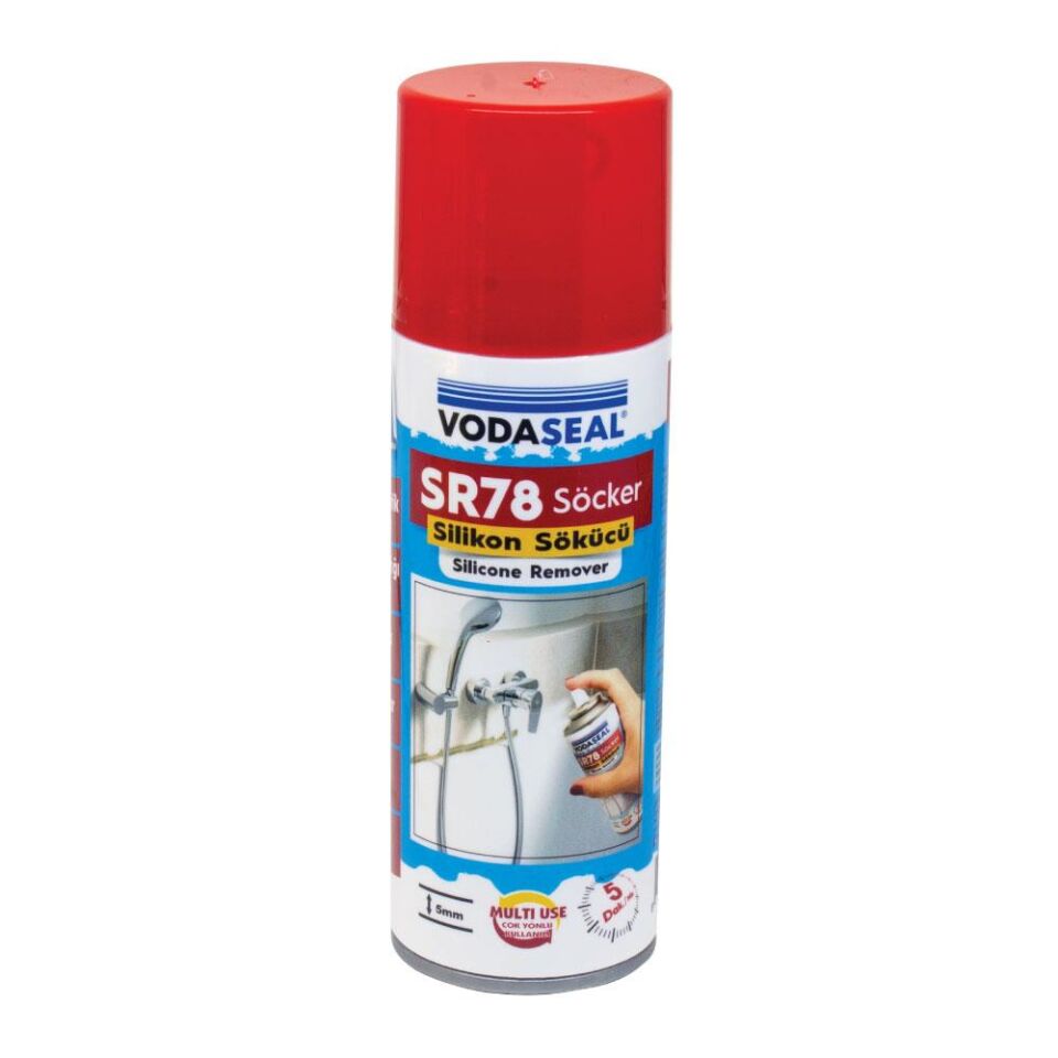 VodaSeal Söcker SR78 Etiket Boya Küf Silikon Sökücü Sprey 200 ml.