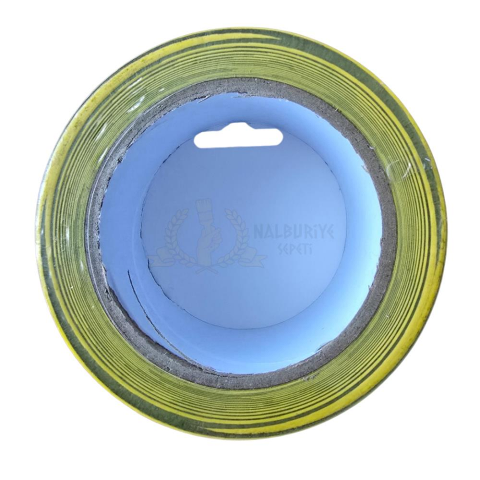 VodaSeal Sarı Siyah Uyarı İkaz PVC İşaretleme Bandı - 50 mm x 30 mt.