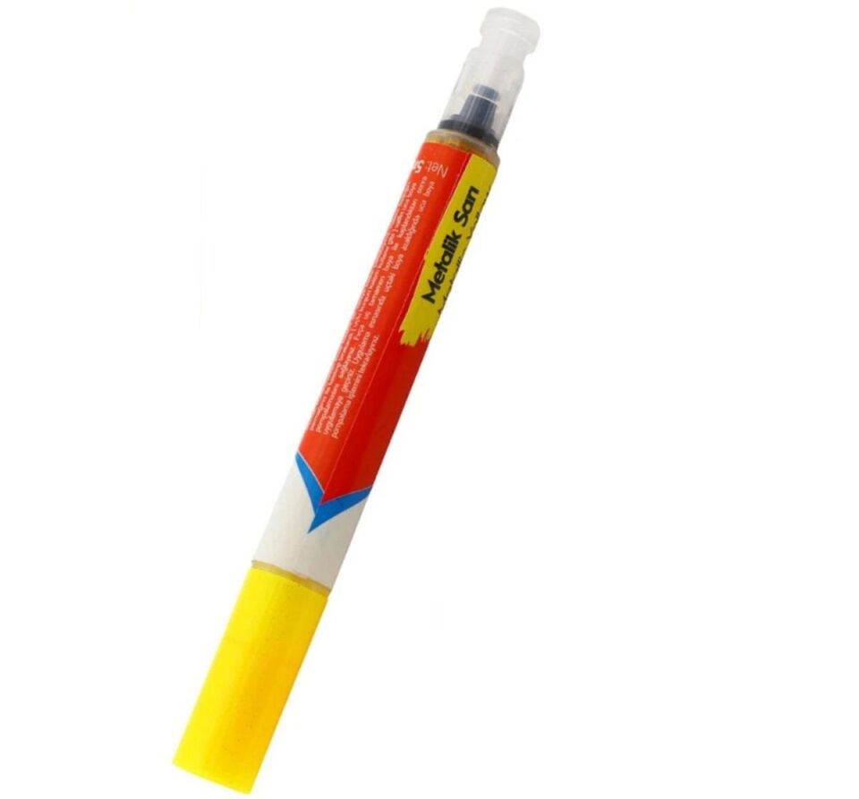 VodaSeal Fırça Uçlu Oto Rötuş Kalemi 5 ml. - Metalik Sarı