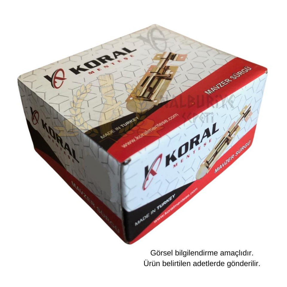 Koral Mavzer Sürgü No: 12 - 12 cm. - 12 Adet