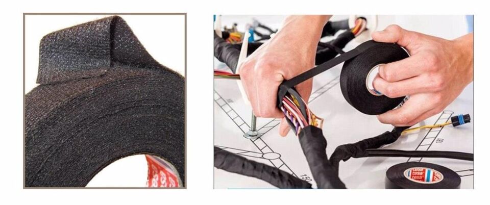 VodaSeal Yapışkanlı Bez Sargı Bandı Kablo Toplayıcı - 19 mm x 15 mt.