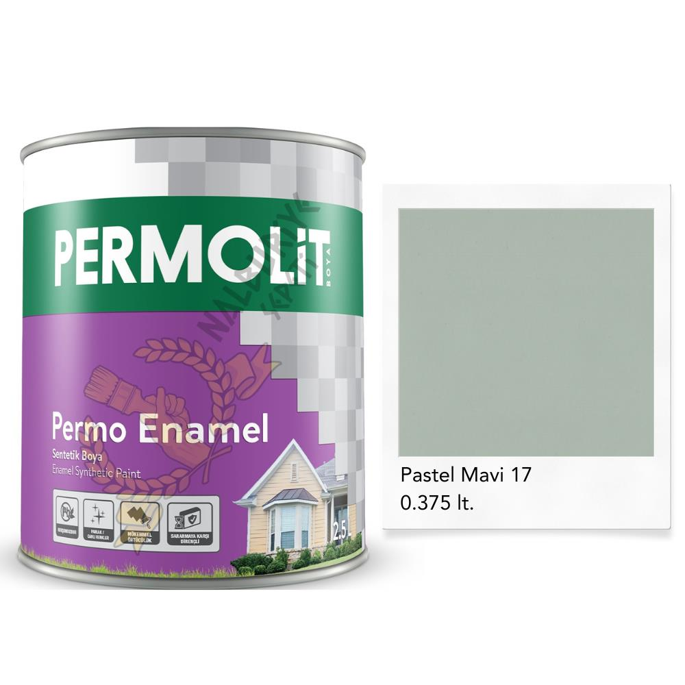 Permolit Enamel Sentetik Yağlı Boya PASTEL MAVİ 0.375 Lt.