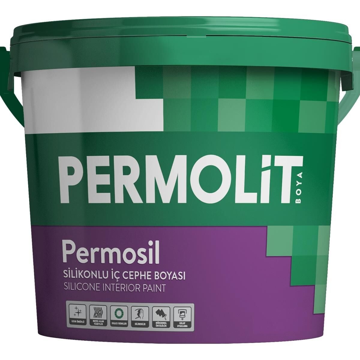 Permolit Permosil Silikonlu İç Cephe Boyası - 0119 Beyaz - 1 Kg.