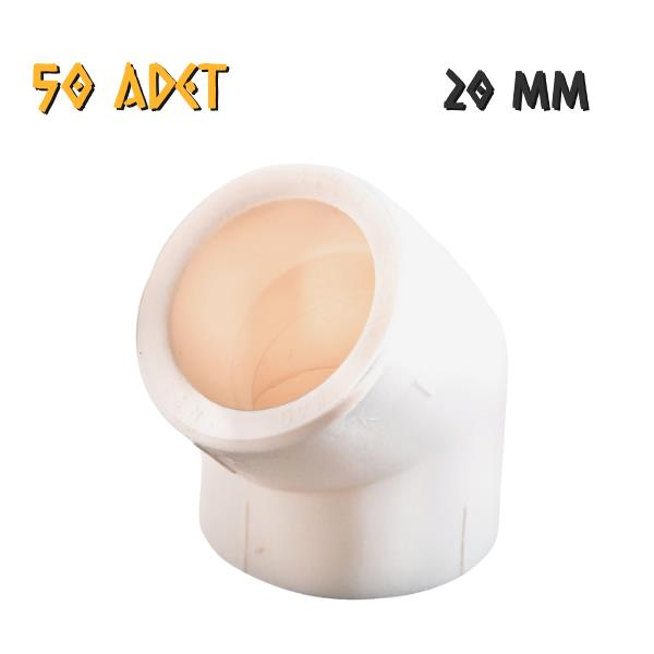 Plastherm PPRC Açık Dirsek 1/2'' - 20 mm. - 50 Adet