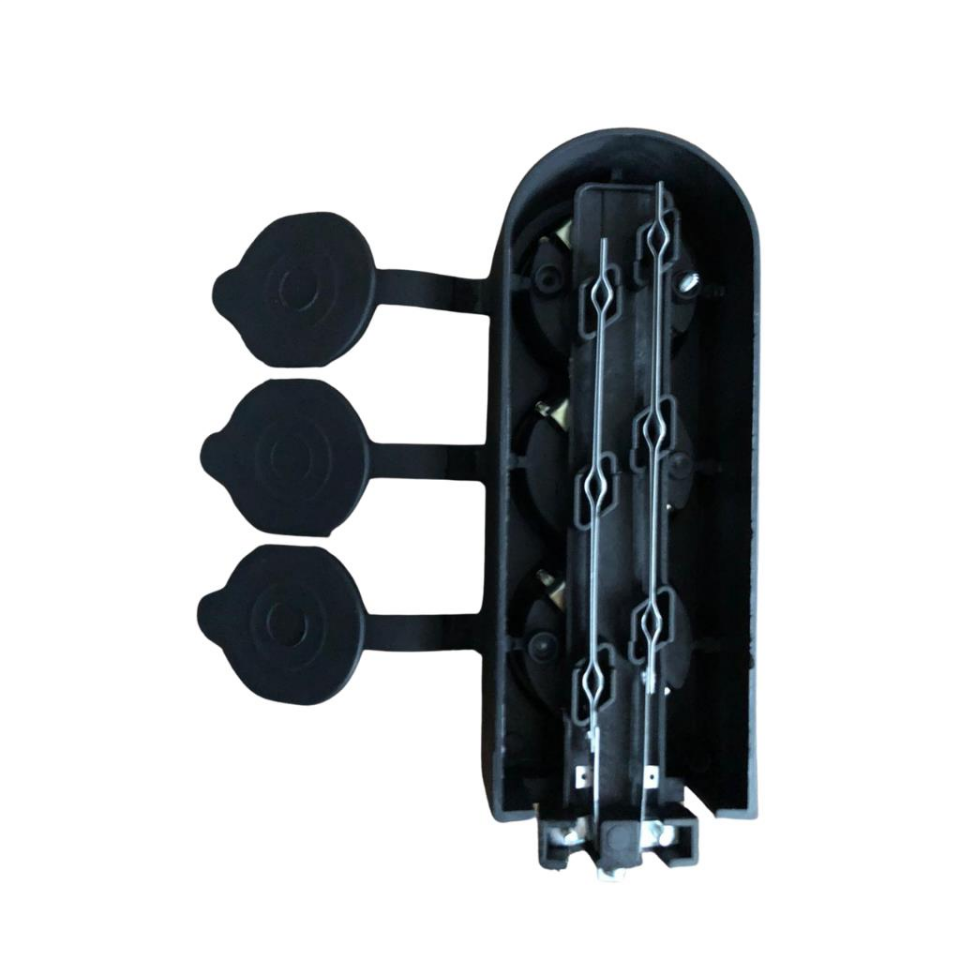 Kupa Monofaze Kauçuk Üçlü Priz - 5 Adet