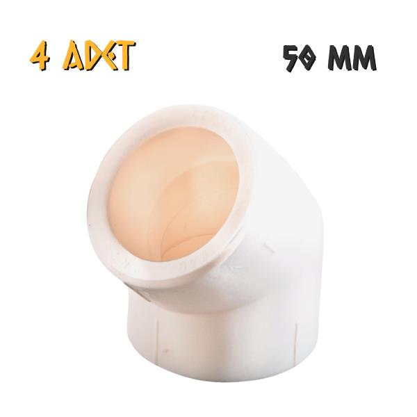 Plastherm PPRC Açık Dirsek 11/2¨ - 50 mm. - 4 Adet