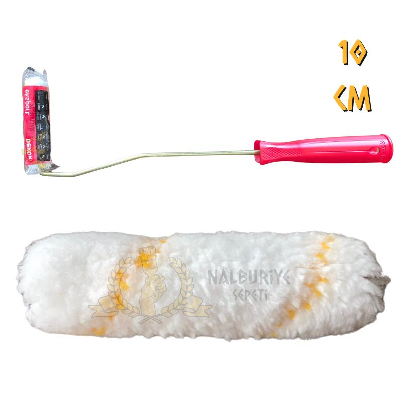 Dekor 1084 Eksport Parmak Boya Rulosu Takım 10 Cm.