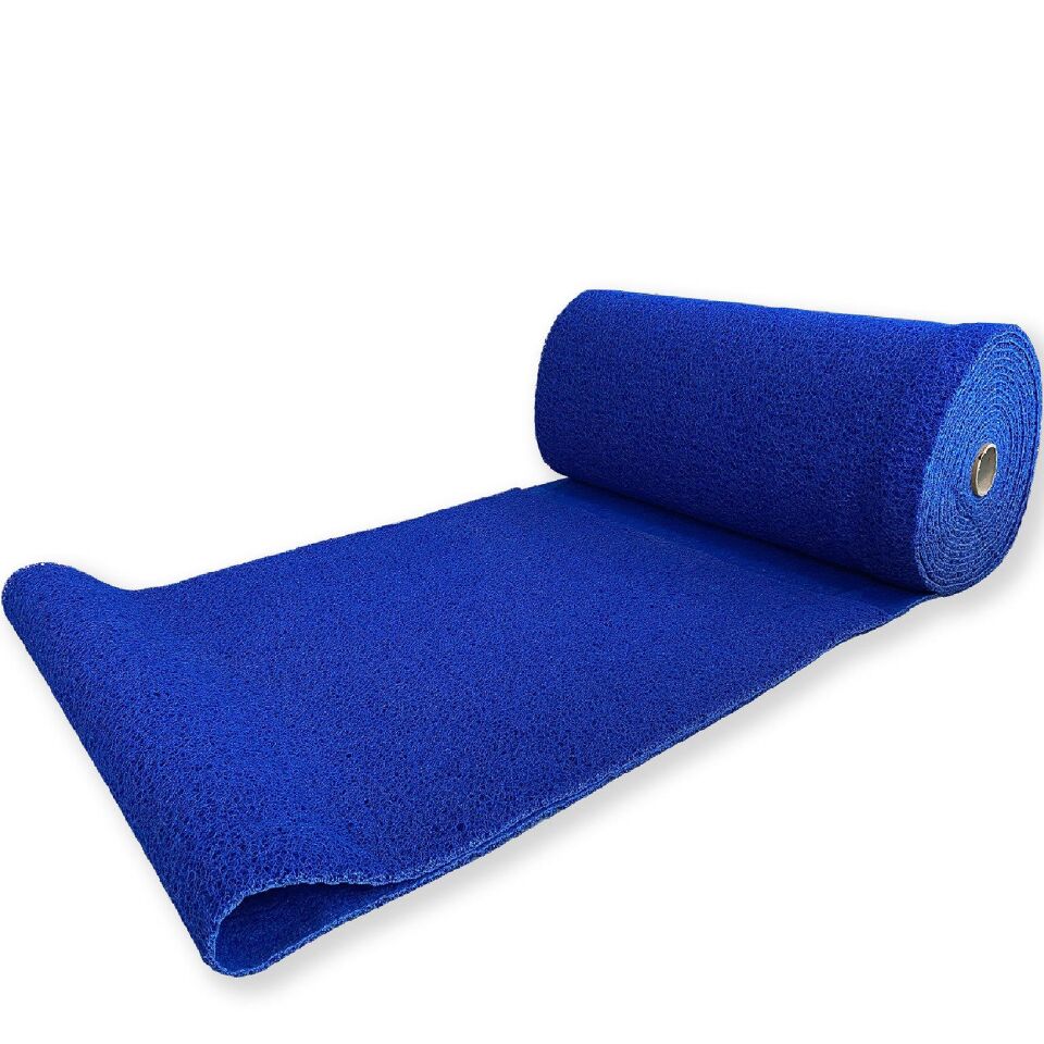 WalkMats Thin Anti-Statik Kıvırcık Paspas Mavi - 1 x 2 mt.