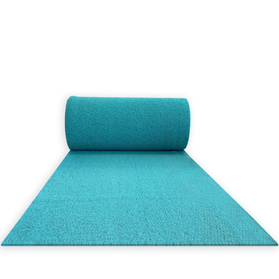 WalkMats Thin Anti-Statik Kıvırcık Paspas Turkuaz - 1 x 2 mt.