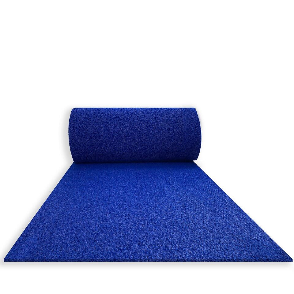 WalkMats Thin Anti-Statik Kıvırcık Paspas Mavi - 1 x 0.5 mt.