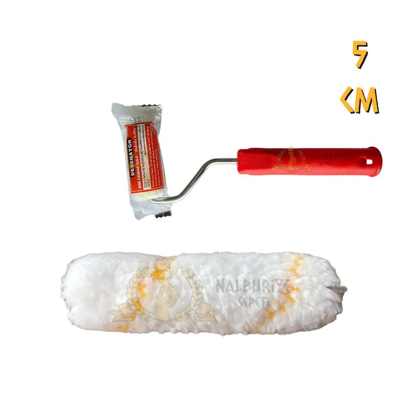 Desenatör Extra Saten Parmak Rulo Takım - 5 cm - 1 Adet