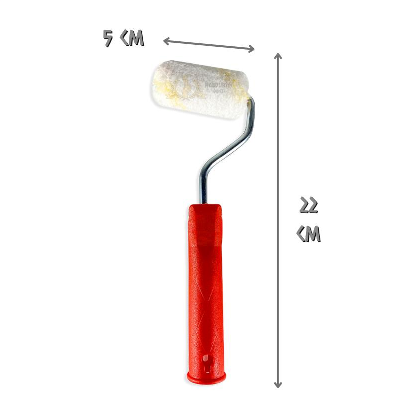 Desenatör Extra Saten Parmak Rulo Takım - 5 cm - 1 Adet