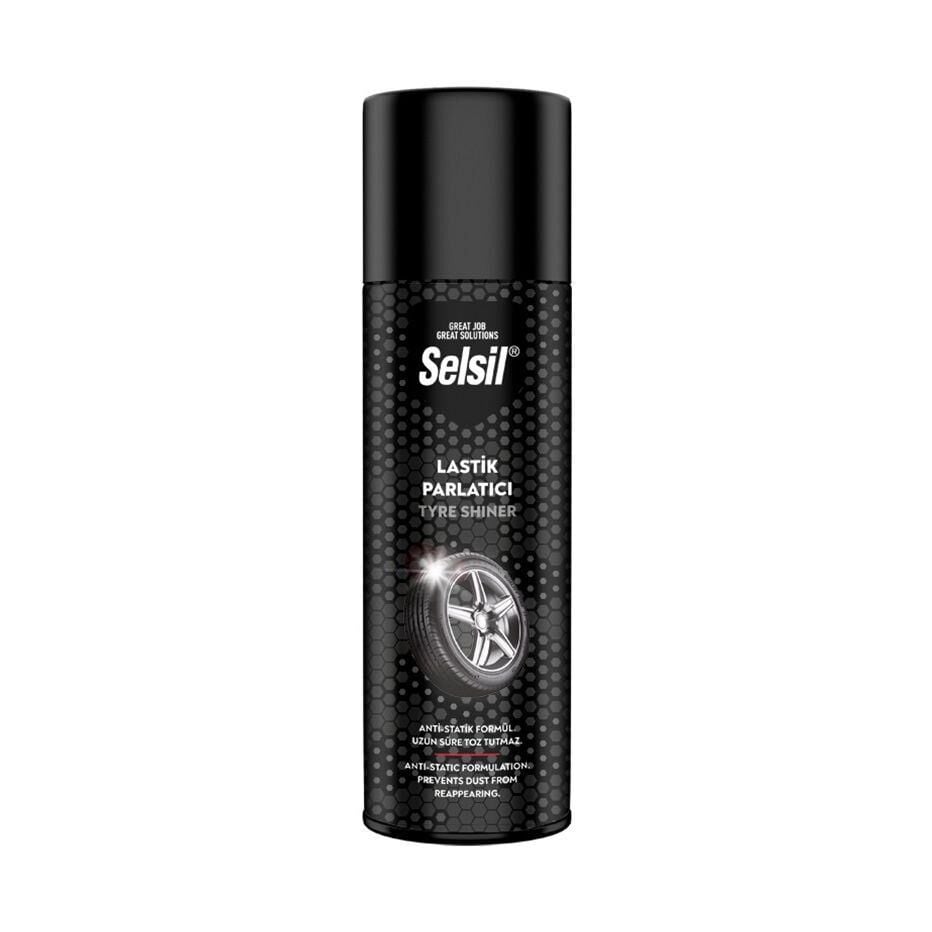 Selsil Oto Dış Bakım Seti 4 Parça (Zift Katran-Lastik-Motor-Silikon Spreyi)