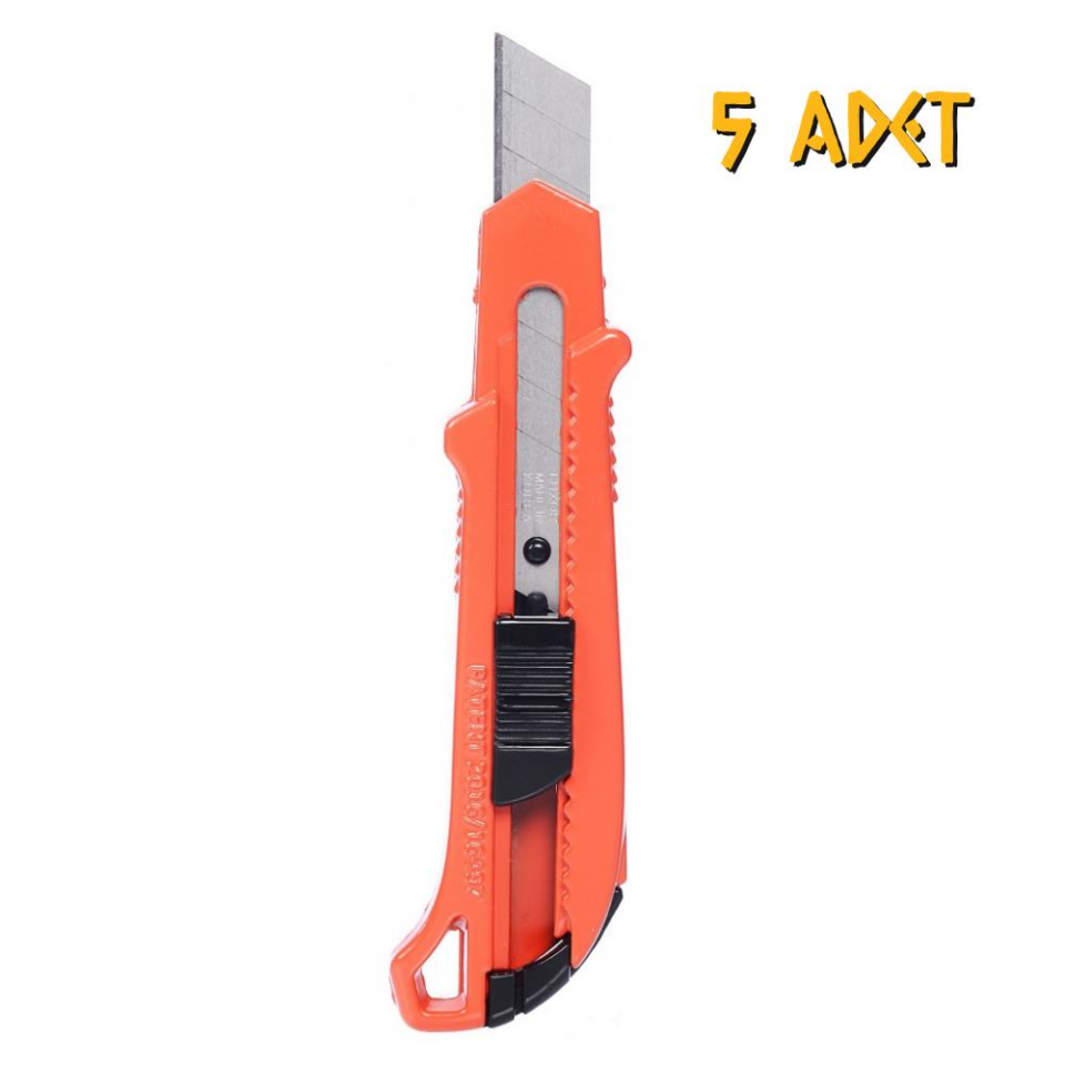 Kupa Alüminyum Kırmızı Pro Maket Bıçağı Falçata - 5 Adet