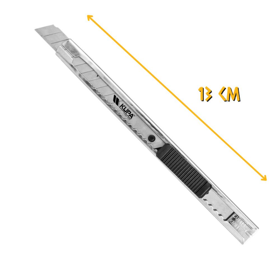 Kupa Metal Dar Maket Bıçağı Falçata - 9 X 0.4 mm. - 10 Adet