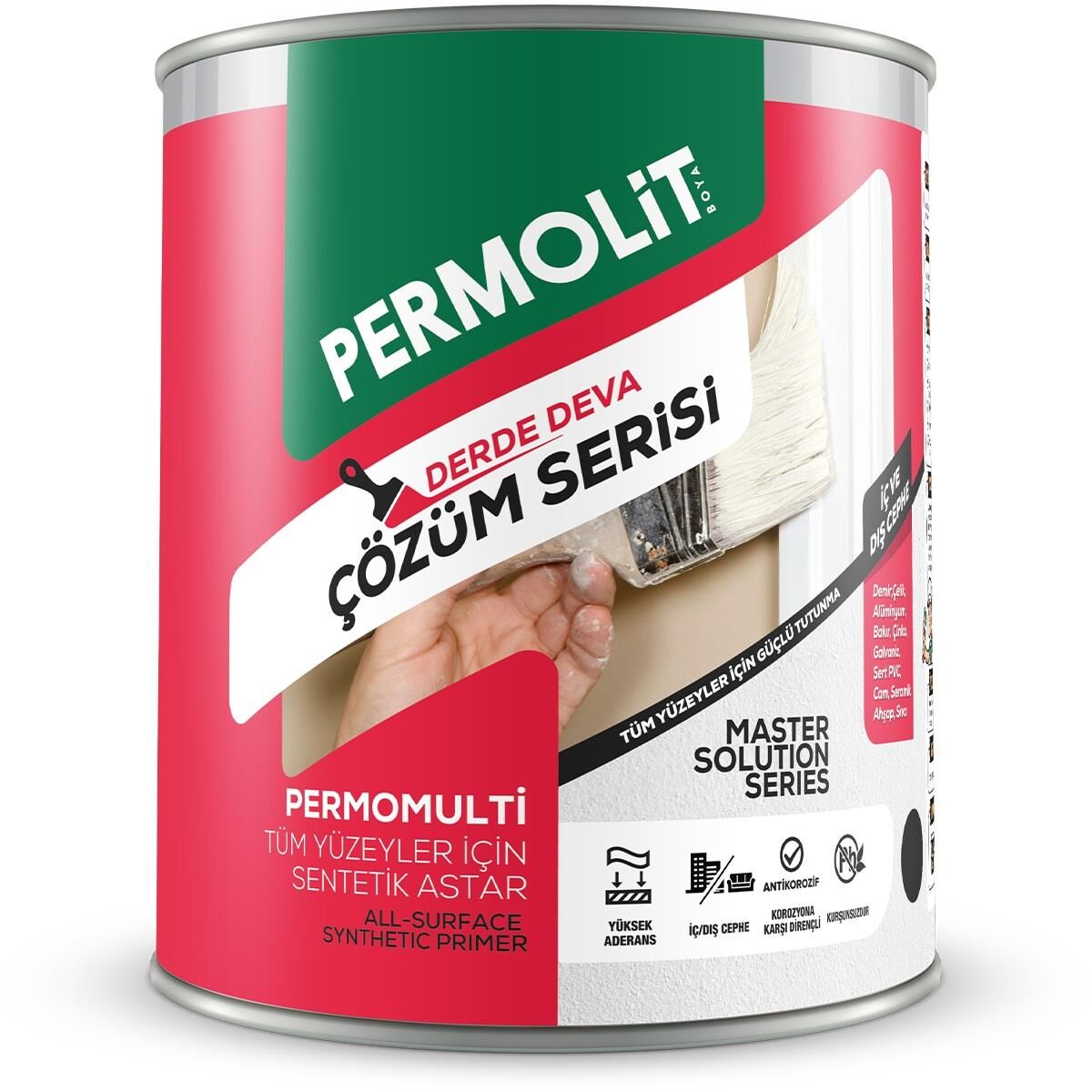 Permolit Çözüm Serisi Sentetik Genel Yüzey Astarı - Beyaz - 2.5 lt.