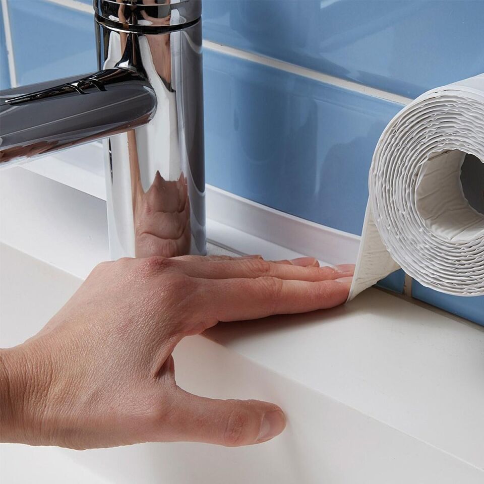 Vodaseal Su Geçirmez Sızdırmazlık Bandı Beyaz - 38 mm x 3.35 m.