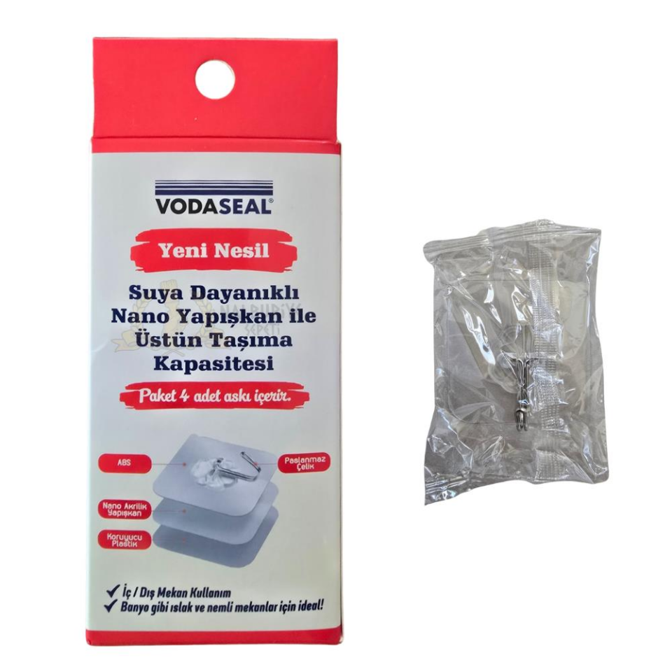 VodaSeal Kendinden Yapışkanlı Nano Askı Seti 15 kg - 4 Parça