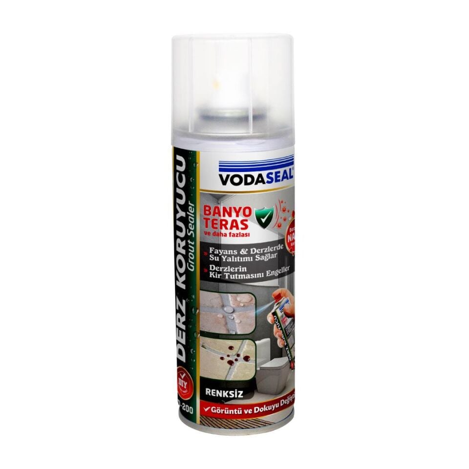 Vodaseal Fayans ve Derz Koruyucu Sprey Şeffaf 200 ml.