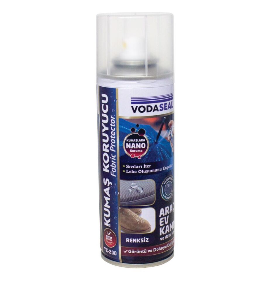 Vodaseal Nano Kumaş Koruyucu Sprey Şeffaf 200 ml.