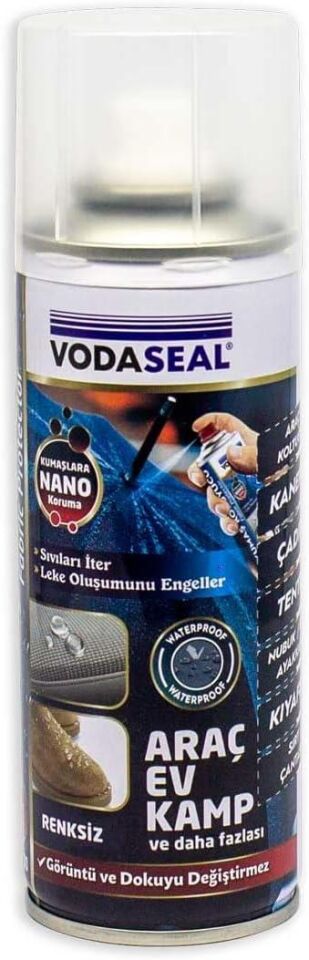 Vodaseal Nano Kumaş Koruyucu Sprey Şeffaf 200 ml.