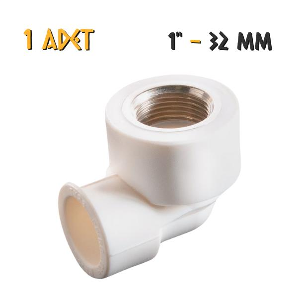 Plastherm PPRC İç Dişli Dirsek - 32x1'' - 1 Adet