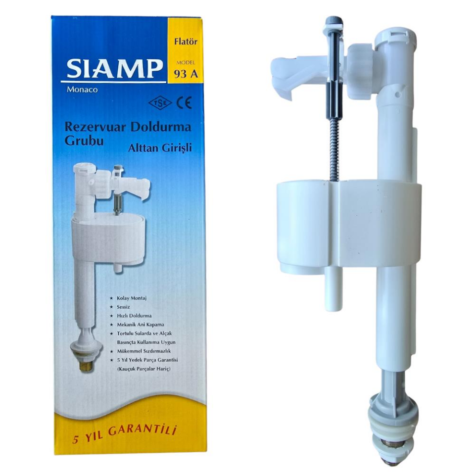 Siamp Rezervuar Doldurma Flatörü - 93A Alttan Girişli
