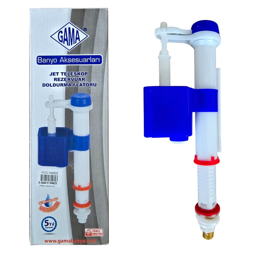 Gama Jet Teleskop Rezervuar Doldurma Flatörü - Pirinç Bağlantı