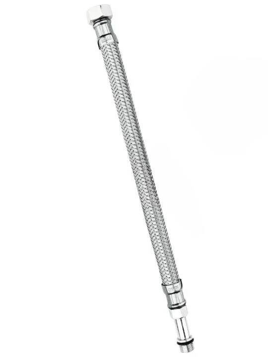Kupp Çelik Flex Spiral Batarya Bağlantı Hortumu - 3/8''-M10'' - 50 cm.