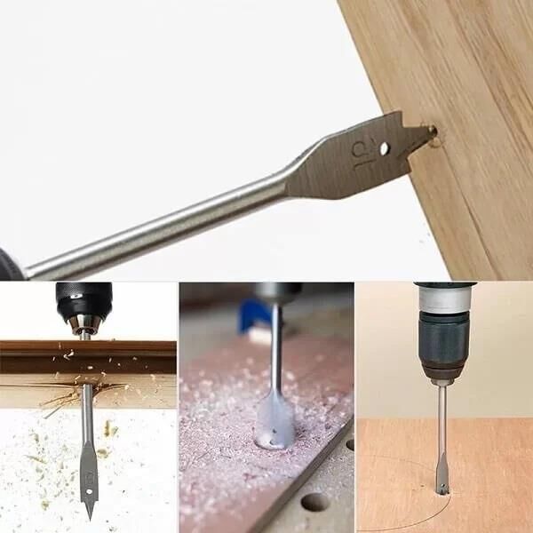 SGS Ahşap Yaprak Matkap Ucu Seti - 6 Parça 10-12-16-18-20-25 mm.