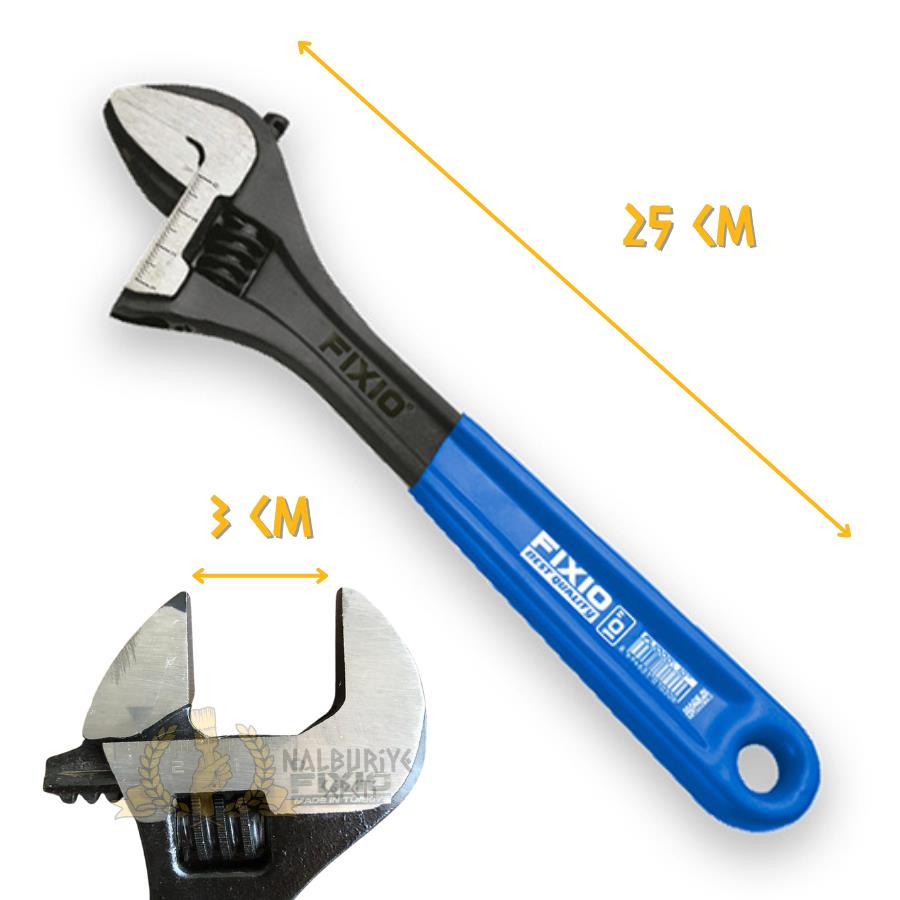 Fixio Kurbağacık Anahtar 10'' - 250 mm.