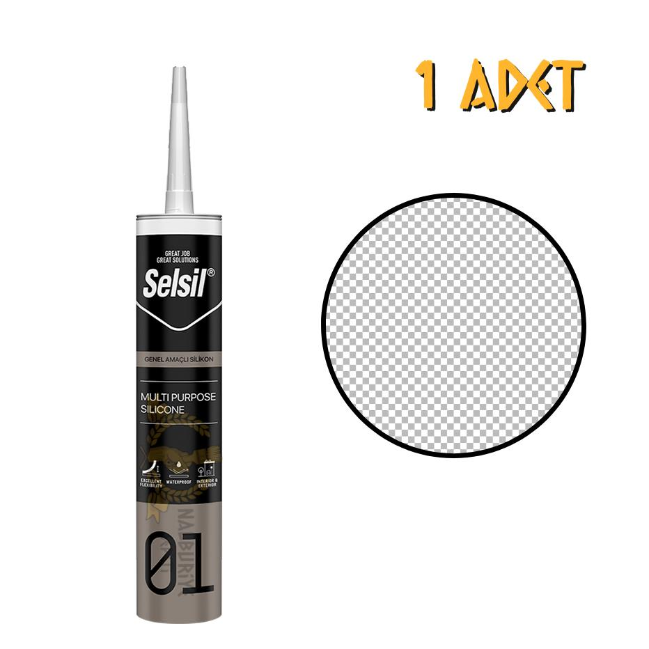 Selsil Genel Amaçlı Silikon ŞEFFAF 280 gr. - 1 Adet