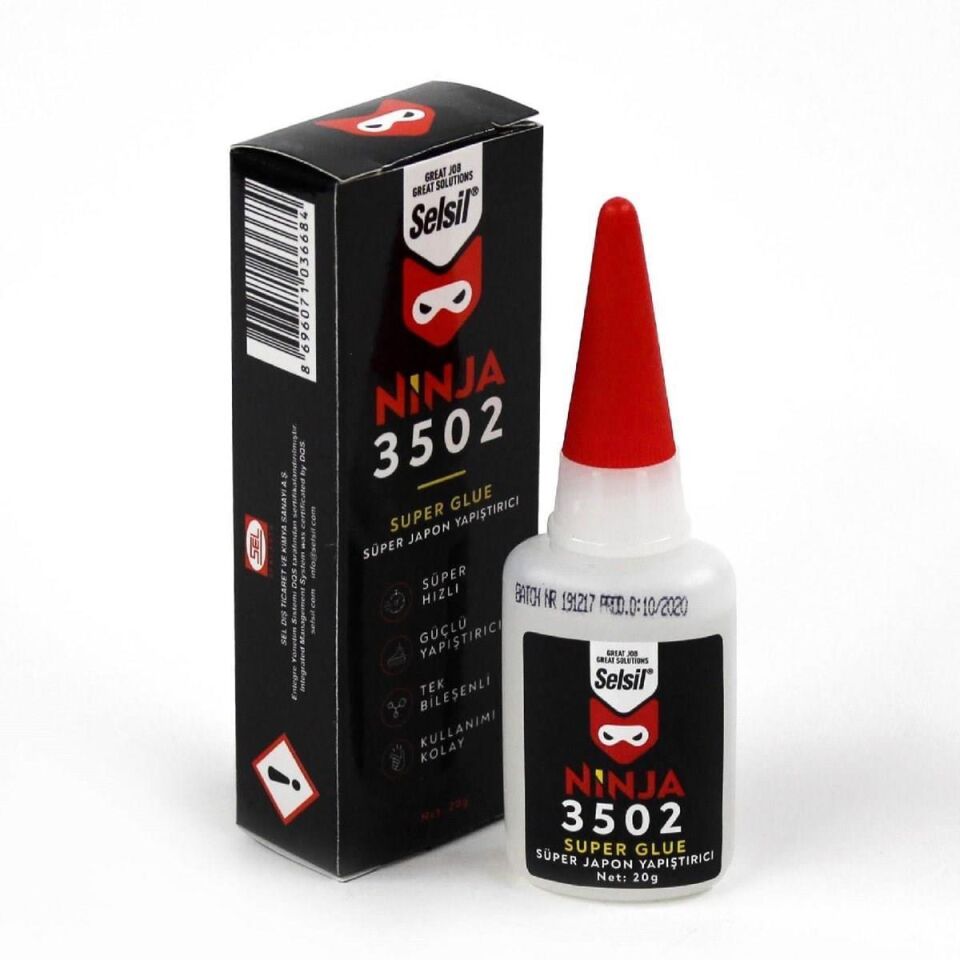 Selsil Ninja Genel Amaçlı Japon Yapıştırıcı 20 gr. - 5 Adet