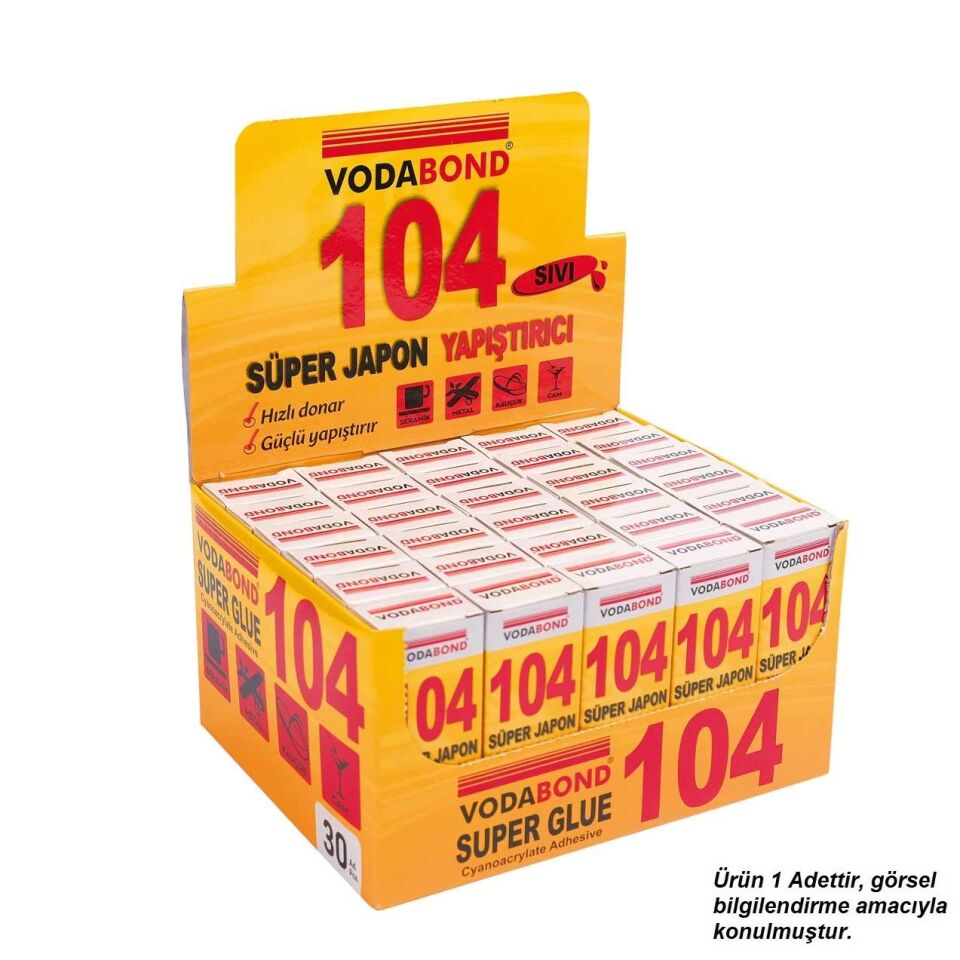 VodaBond Süper Japon Yapıştırıcı Şeffaf - 15 gr. - 5 Adet