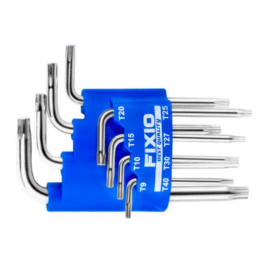 Fixio Torx Alyan Anahtar Takımı - Kısa - 8 Parça Tork Allen