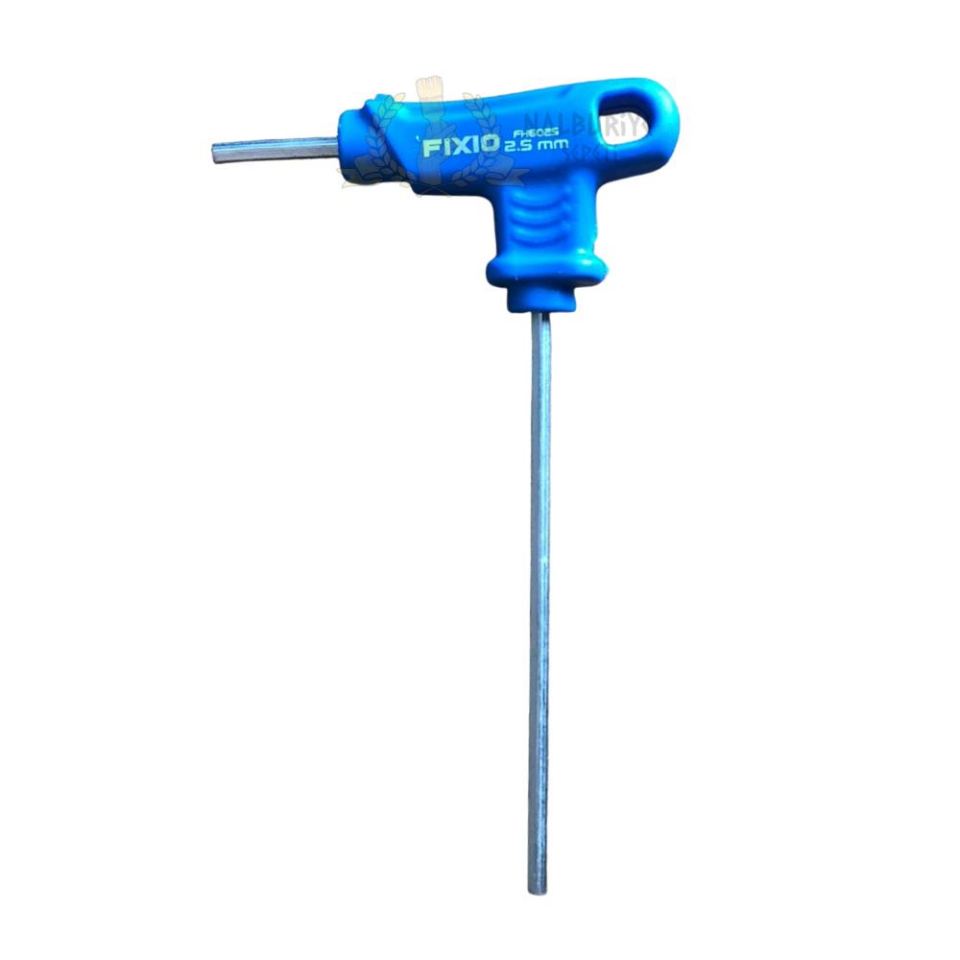 Fixio Saplı Avuç İçi T Alyan Anahtar - 2.5 mm.