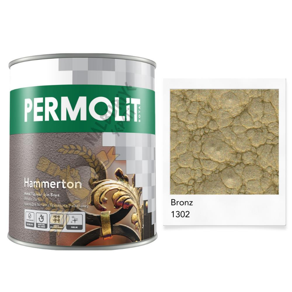 Permolit Hammerton Dekoratif Metal Boyası BRONZ 0.65 Lt.