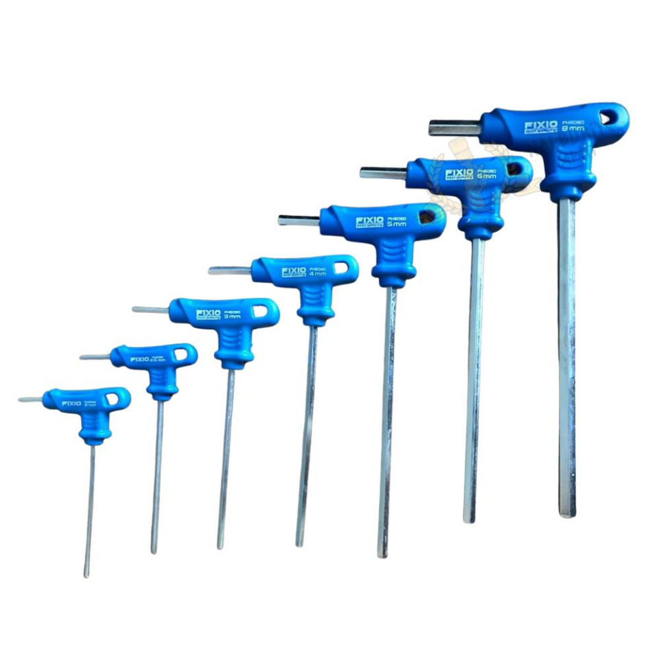 Fixio Saplı Avuç İçi T Alyan Anahtar Takımı 7 Parça