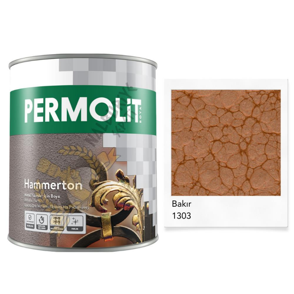 Permolit Hammerton Dekoratif Metal Boyası BAKIR 2.2 Lt.