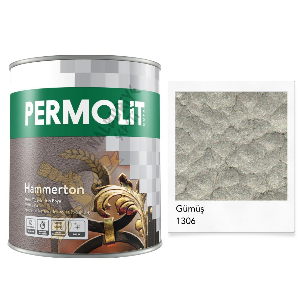 Permolit Hammerton Dekoratif Metal Boyası GÜMÜŞ 0.65 Lt.
