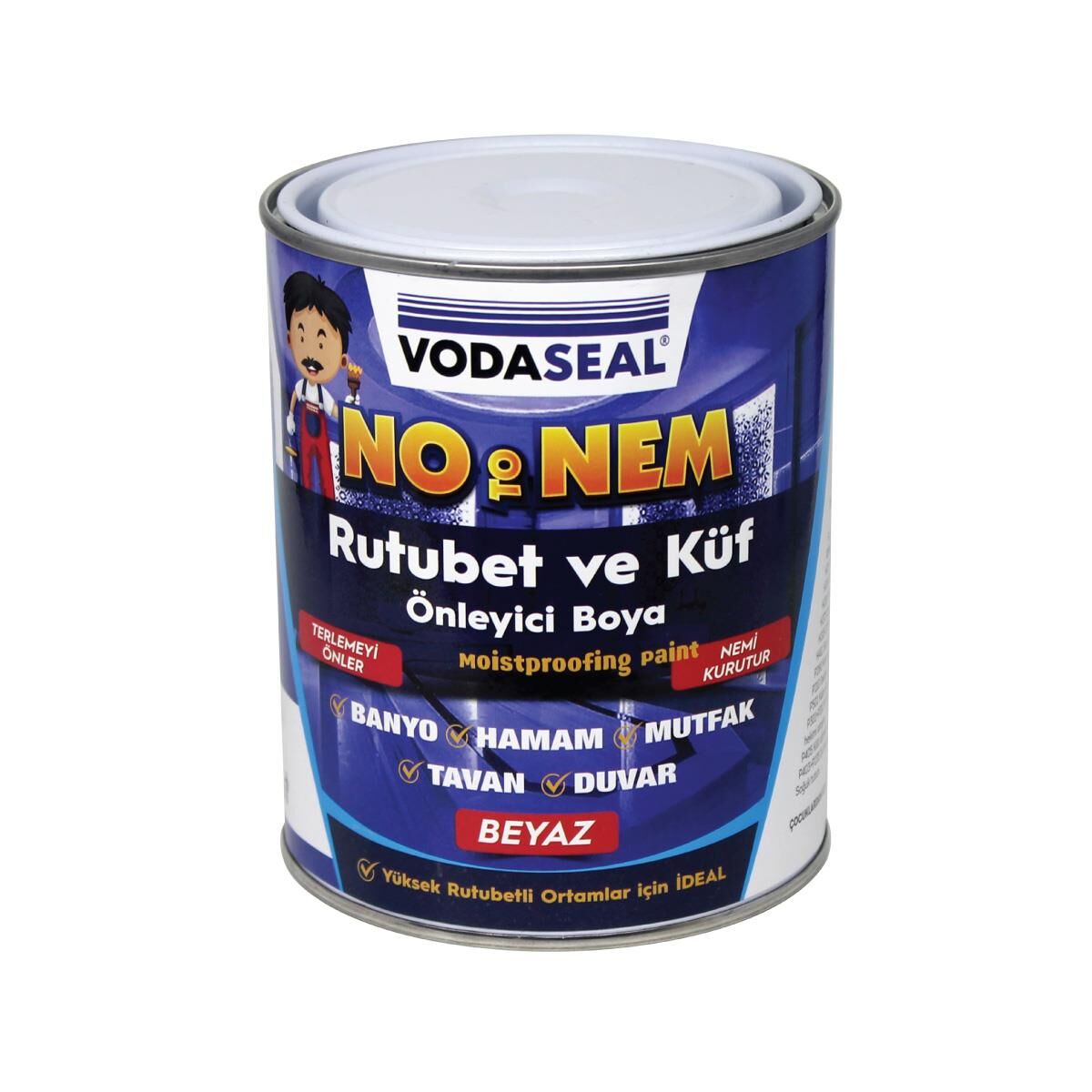 VodaSeal No-to-Nem Rutubet ve Küf Önleyici Boya 1 kg.