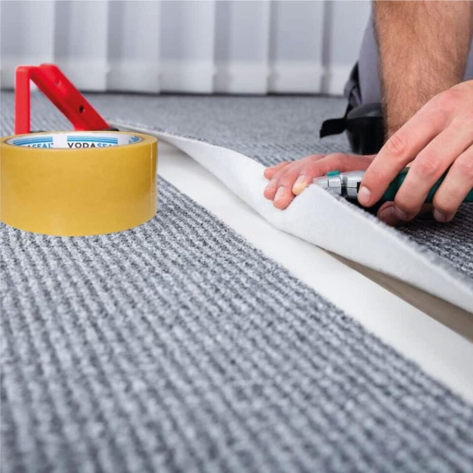 VodaSeal Halı Montaj Yapıştırma Bandı Beyaz 50 mm x 12 mt.