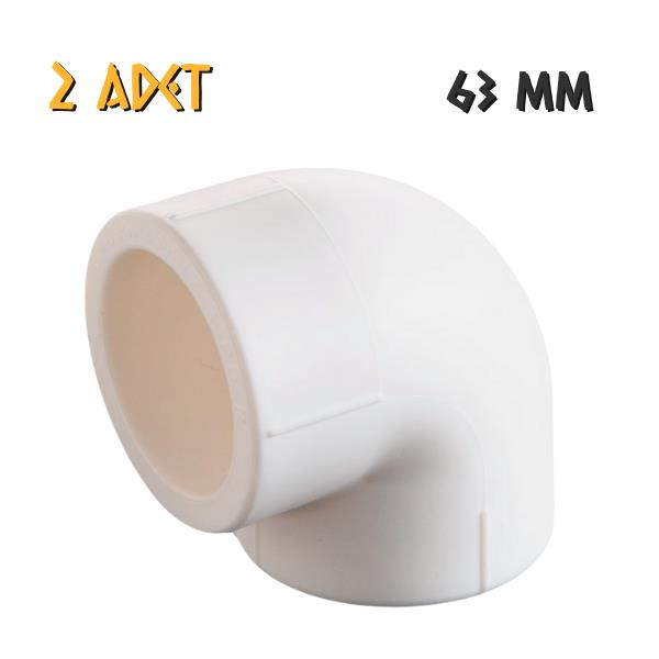 Plastherm PPRC Kapalı Dirsek 2¨ - 63 mm. - 2 Adet