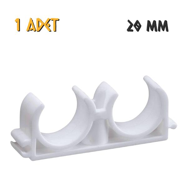 Plastherm PPRC Kelepçe - Çiftli - 20 mm. - 1 Adet