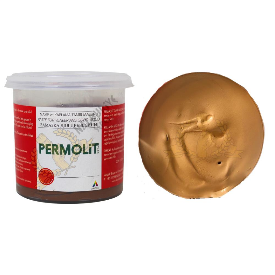 Permolit Masif ve Kaplama Ahşap Tamir Macunu AÇIK MEŞE 220 gr.