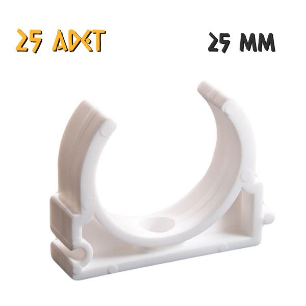 Plastherm PPRC Kelepçe - Tekli - 25 mm. - 25 Adet