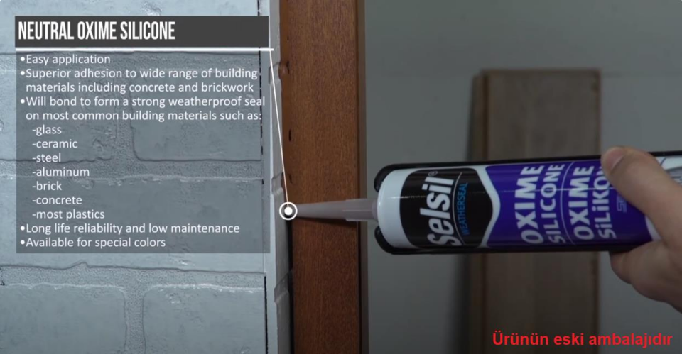 Selsil Dış Cephe Nötr Silikon ANTRASİT GRİ 300 ml. - 5 Adet