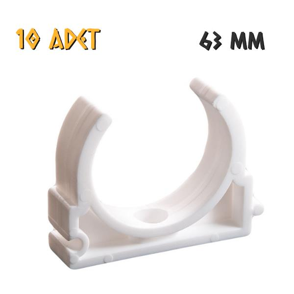 Plastherm PPRC Kelepçe - Tekli - 63 mm. - 10 Adet