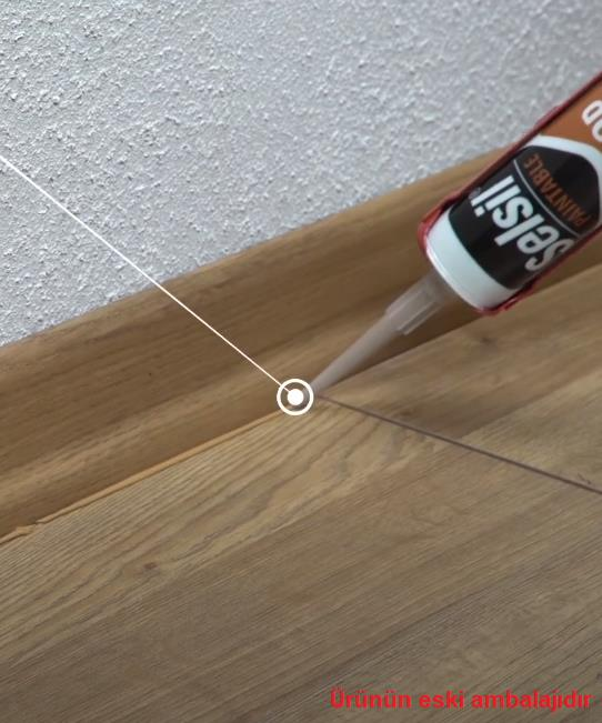 Selsil Yağmura Dayanıklı Silikonize Mastik BEYAZ 485 gr. - 5 Adet