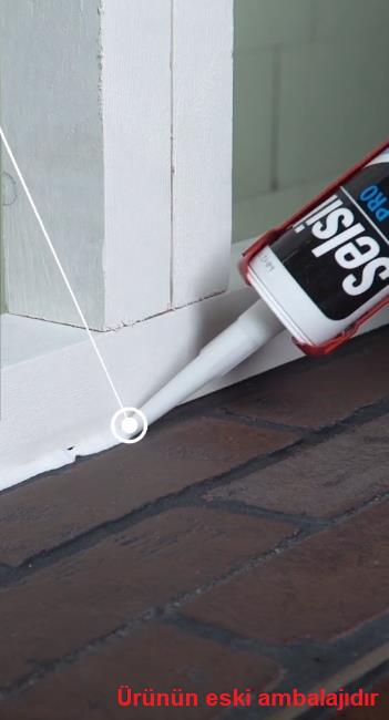 Selsil Yağmura Dayanıklı Silikonize Mastik ALTIN MEŞE 485 gr. - 5 Adet
